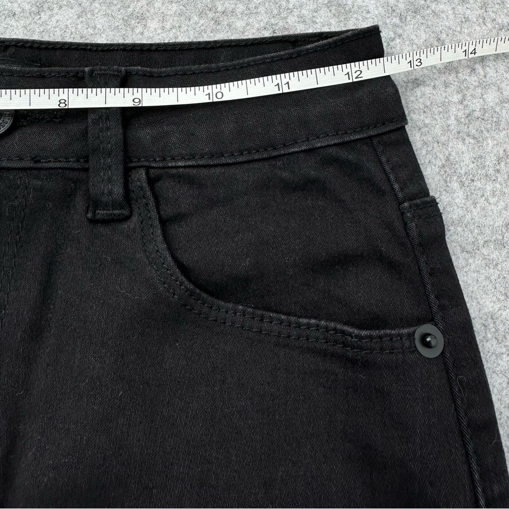 Missguided Women’s Size 4 TALL Black Denim Super Stretch Mini Skirt NWT 5-Pocket - Picture 8 of 9
